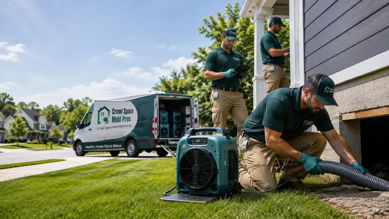 Crawl Space Mold Removal in Pickering, MO
